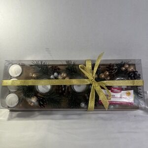Better Homes Limited Edition 2013 Tealight Candle Holders Berries Pine Christmas